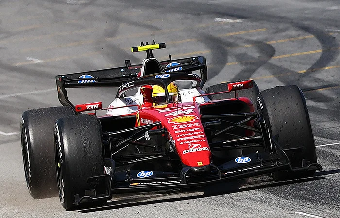 2026 Spanish Grand Prix - Lewis Hamilton - Victory Lap