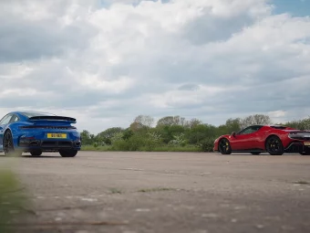 Porsche vs Ferraro... vs Carwow's Watson