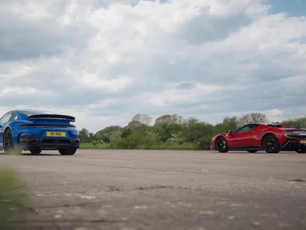 Porsche vs Ferraro... vs Carwow's Watson
