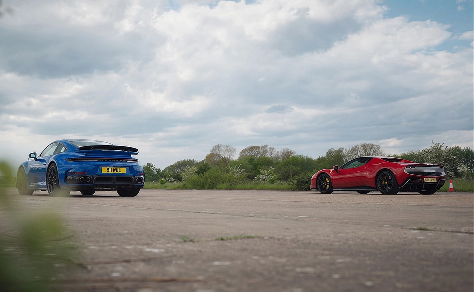 Porsche vs Ferraro... vs Carwow's Watson
