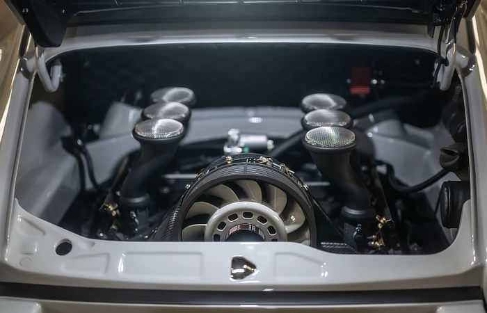 Theon Design Porsche 911 Restored - Carbon Fibre Masterpiece - Engine Bay