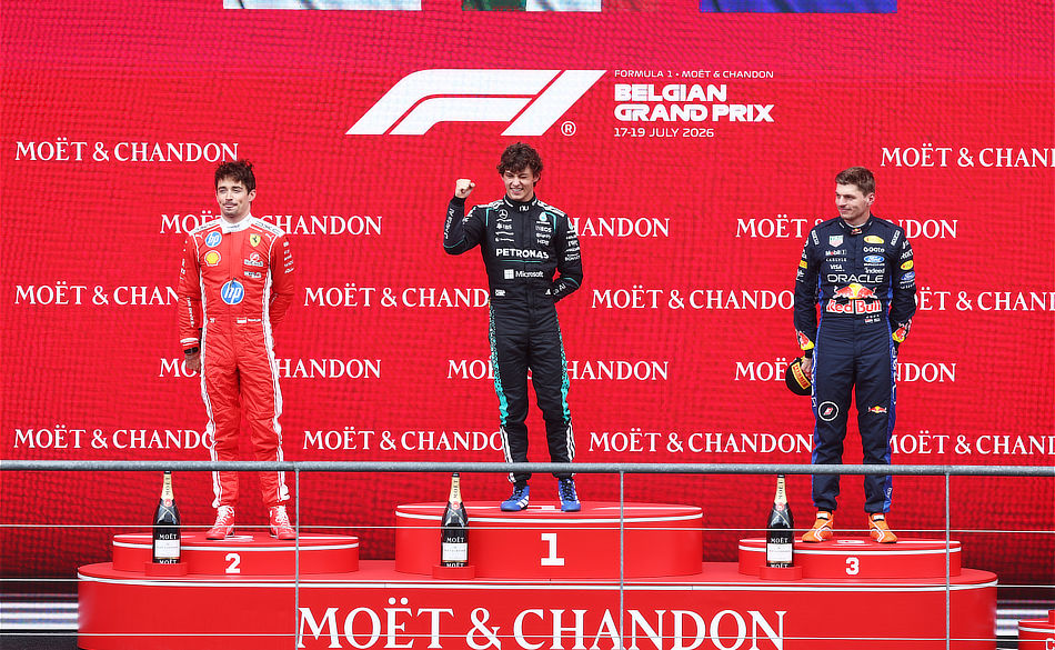 2026 Belgian Grand Prix - Podium
