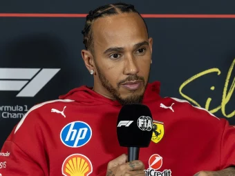 Lewis Hamilton media interview at the 2026 British Grand Prix