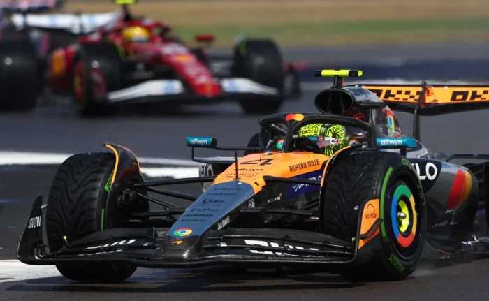 Lando Norris leads the 2025 British Grand Prix