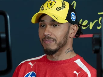 Sir Lewis Hamilton at the 2026 British Grand Prix post race press conference - Phot by DailyCarBlog