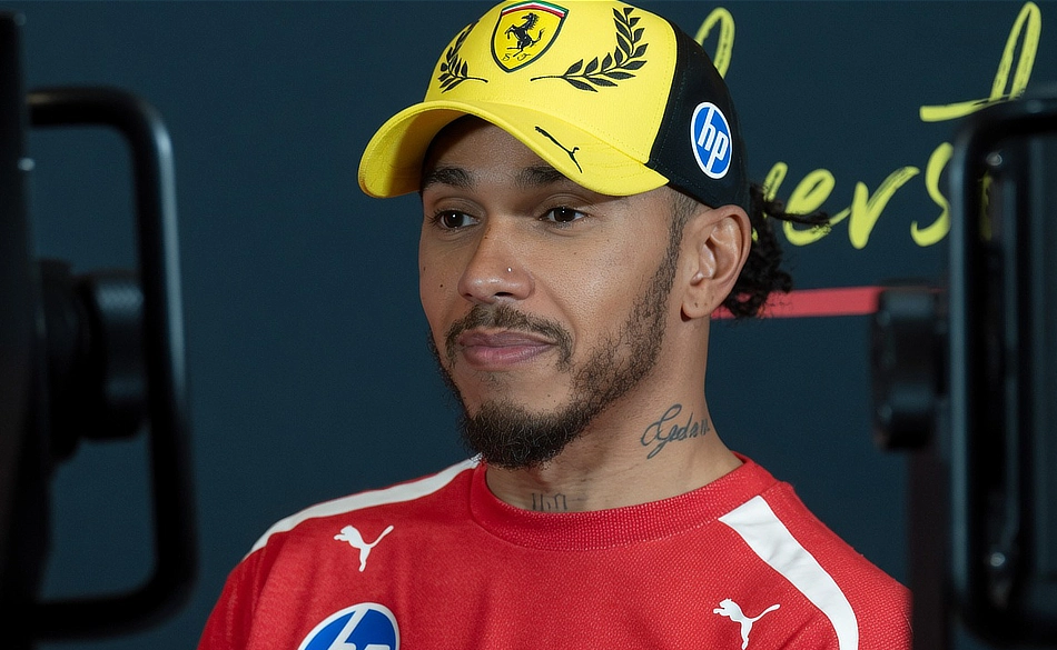 Sir Lewis Hamilton at the 2026 British Grand Prix post race press conference - Phot by DailyCarBlog