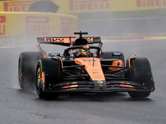 Oscar Pastry leading the 2025 Belgian Grand Prix