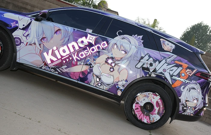 10KWRAPS Anime Vehicle detail wrap -Denver, Colorado