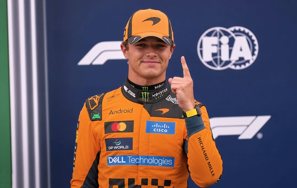 Lando Norris secures pole position at Dutch Grand Prix Qualifying