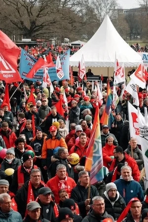 Germany's IG Metal Union protesting Volkswagen job cuts