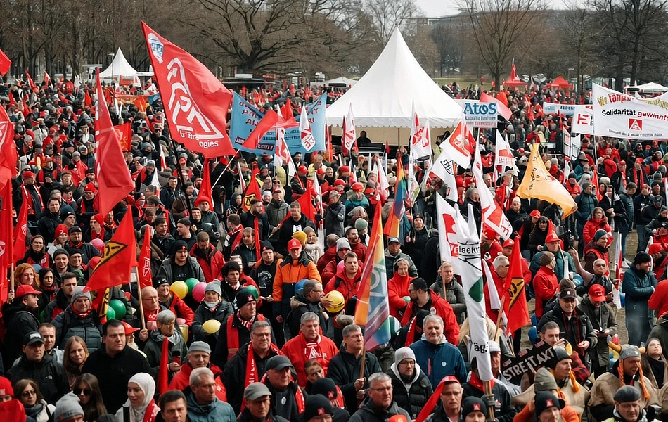 Germany's IG Metal Union protesting Volkswagen job cuts