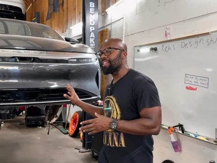 Rich Rebuilds repairs a crashed Lucid Air