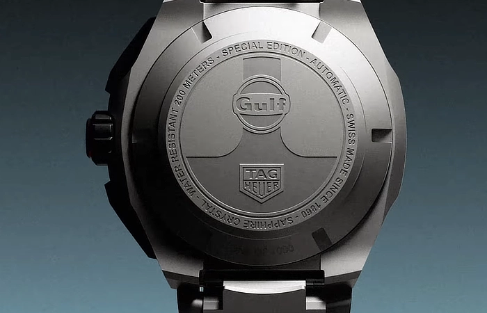 Tag Heuer X Gulf - Chronograph - Caseback