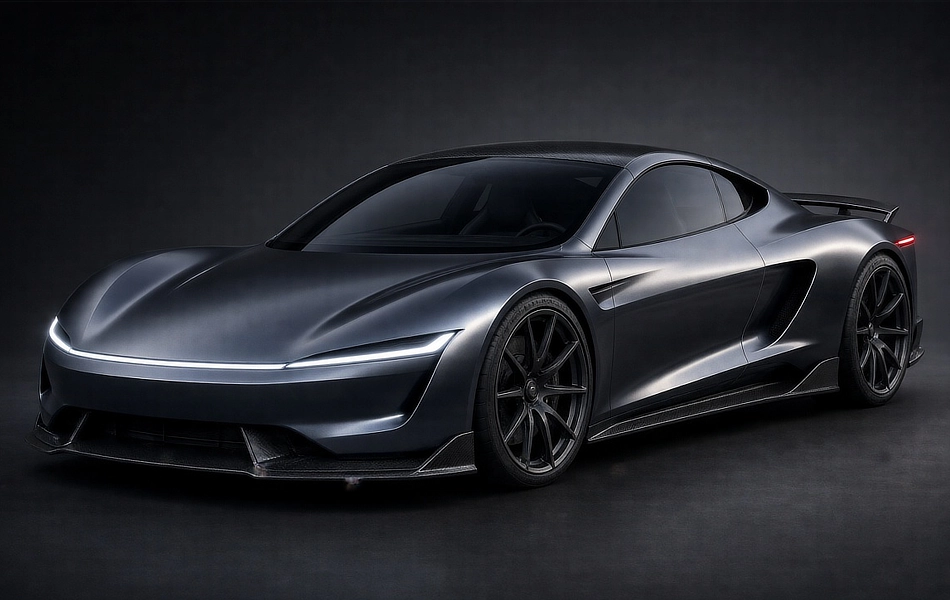 Tesla Roadster - Render Master