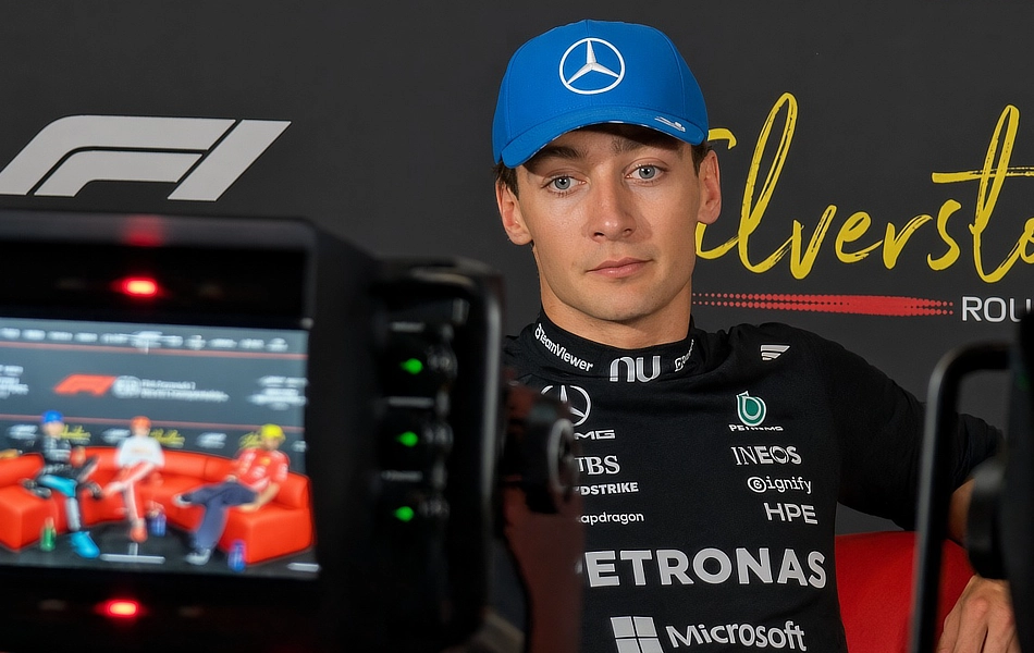 George Russell rules out championship title push after Anotnelli winds at the Madring