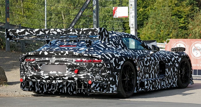 Mercedes AMG GT Black Series prototype testing