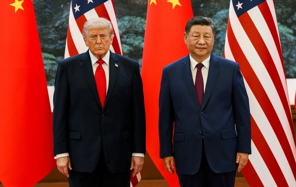 Trump in China With Mr Jingping