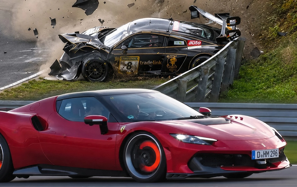Slip Sliding Away: Nurburgring Fail Compilation