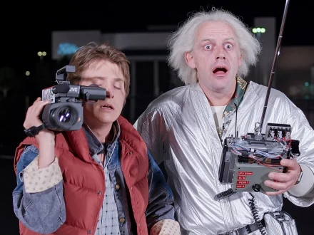 Back To The Future - 88MPH - Marty and Doc