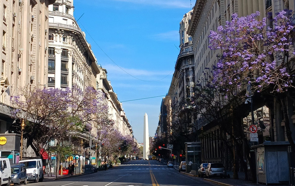 Buenos Aires - City Streets view
