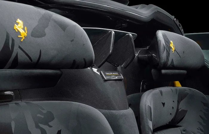 Car Seat covers and interior maintenance - Ferrari - Classic Interior - Camouflage
