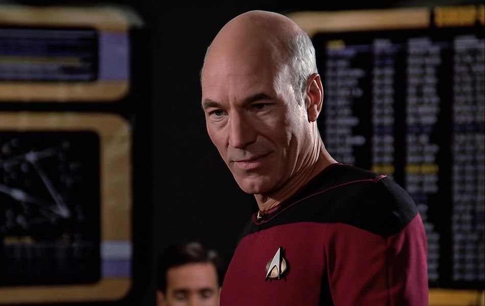 Sir Patrick Stewart as Jean Luc Picard - The measure of A Man - Season 2 Episode 9 - 1989 -Star Trek The Next Generation