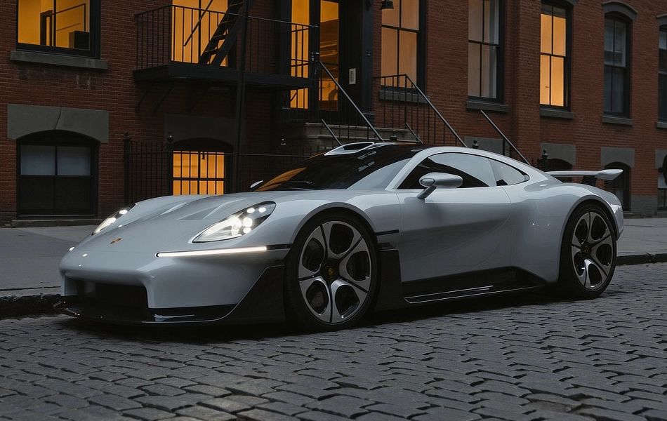 Porsche Mission S Concept - New York Stance