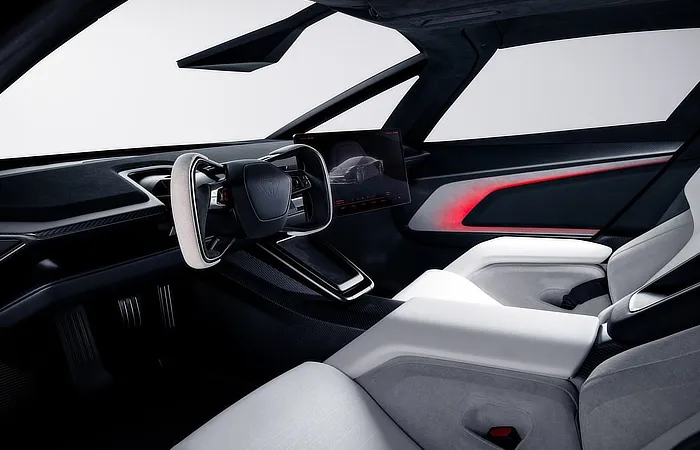 Tesla Roadster Rocket Car - Interior