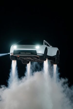 Tesla Roadster Rocket Car - Master