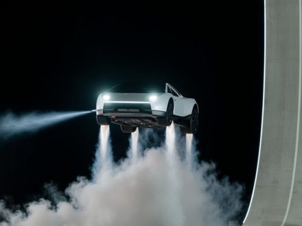 Tesla Roadster Rocket Car - Master