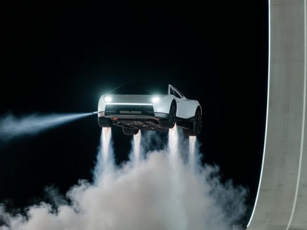 Tesla Roadster Rocket Car - Master